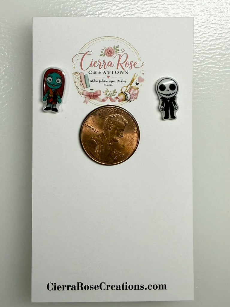 Jack and Sally Doll Earrings