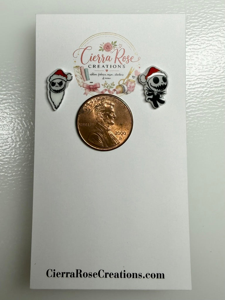 Santa Jack Skelington Earrings