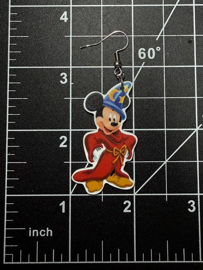 Sorcerer Mickey Earrings
