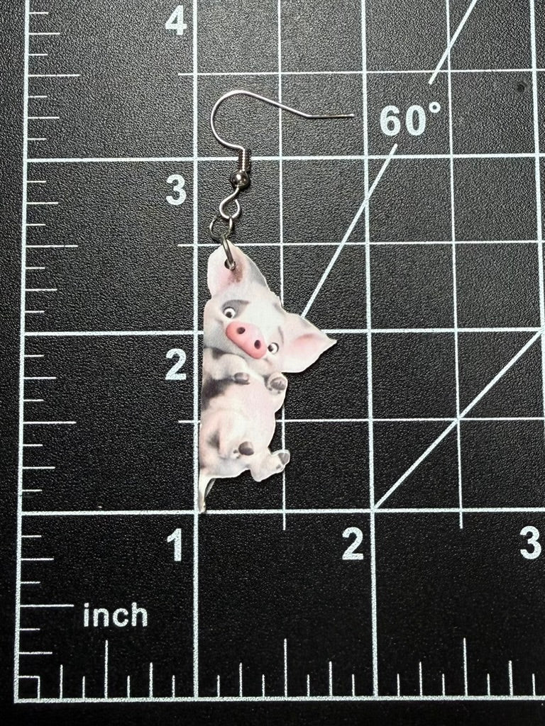 Moana Themed Earrings |Maui| Pua|