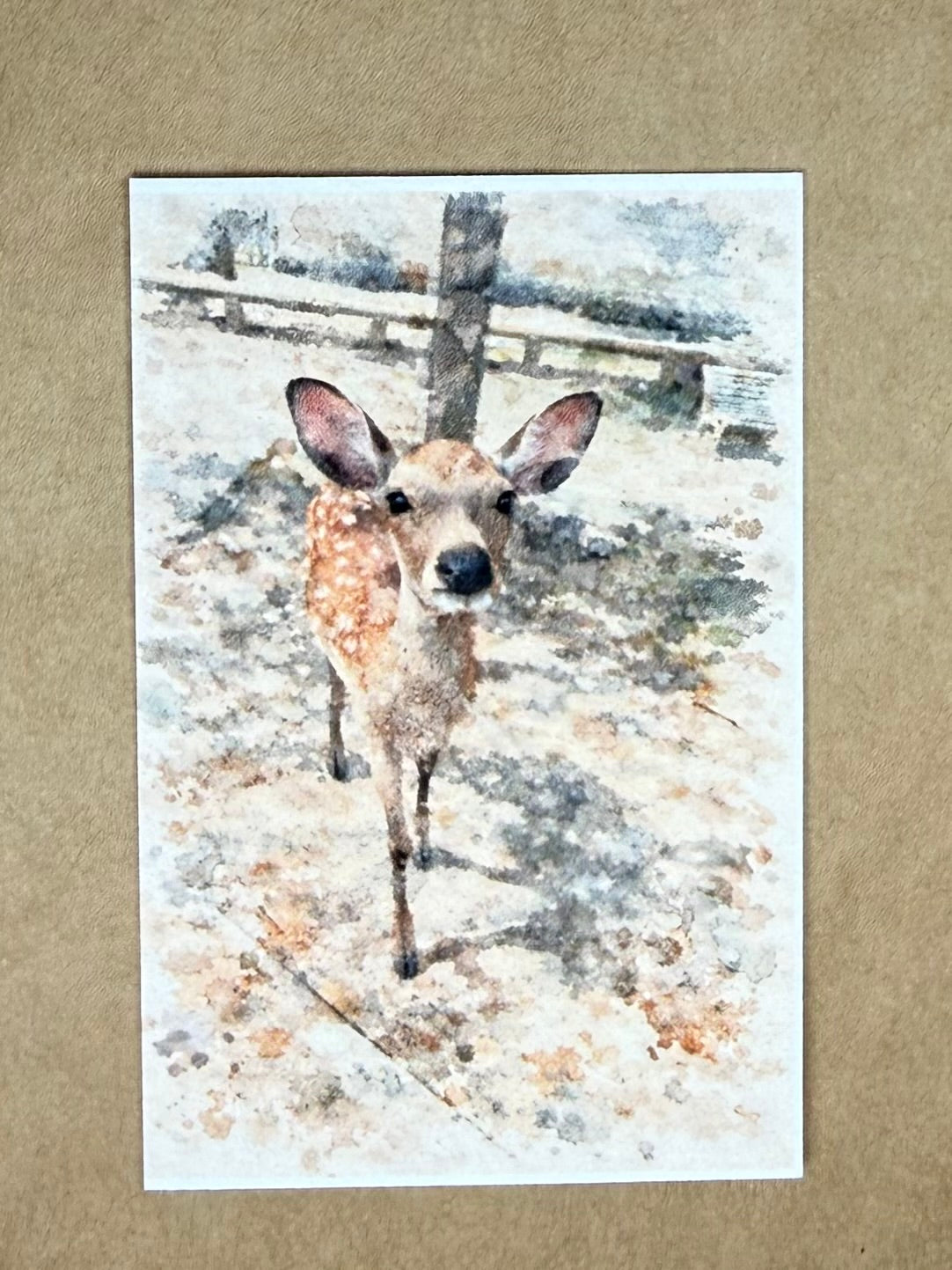 Sweet Deer | ACEO Watercolor Print