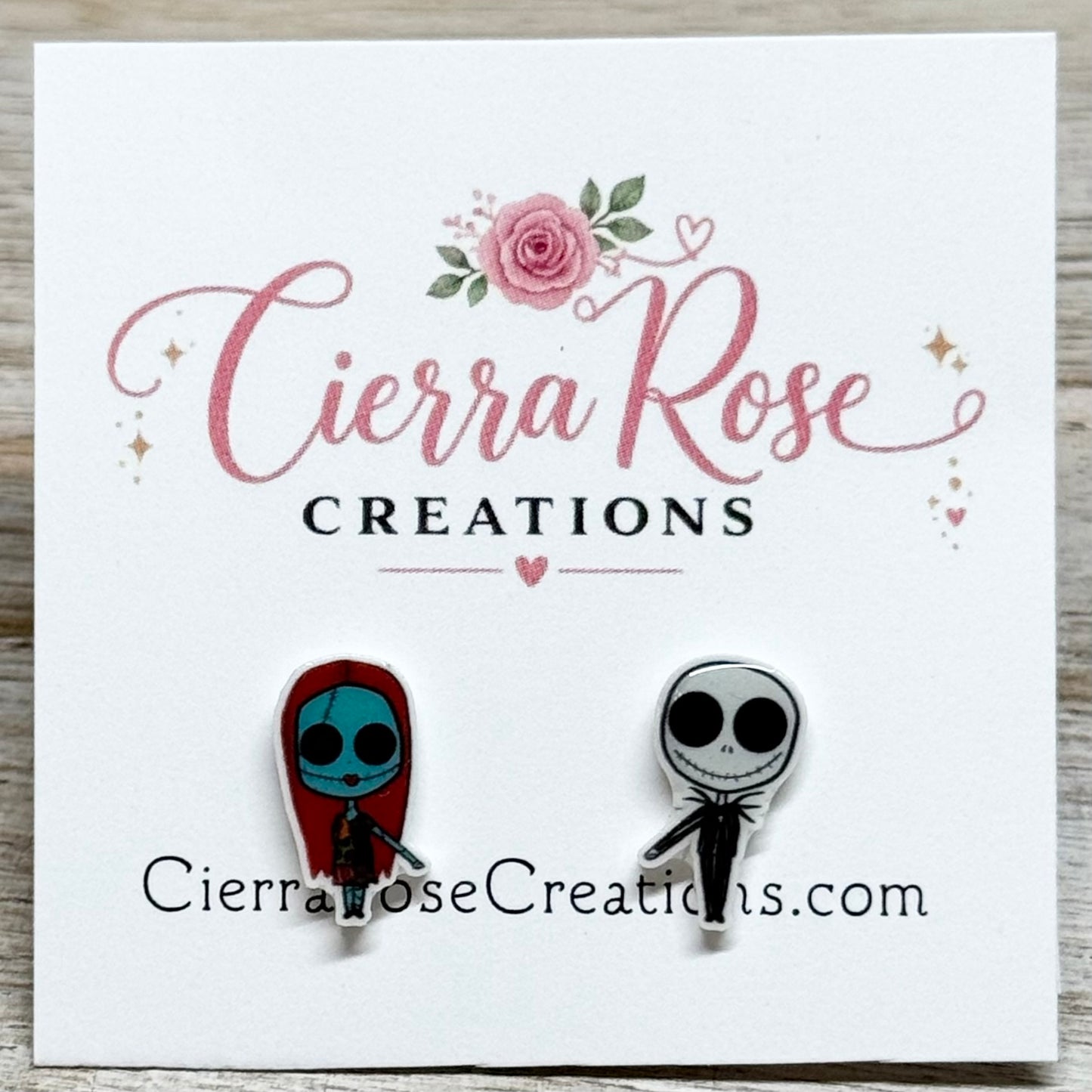 Jack and Sally holding hands Earrings