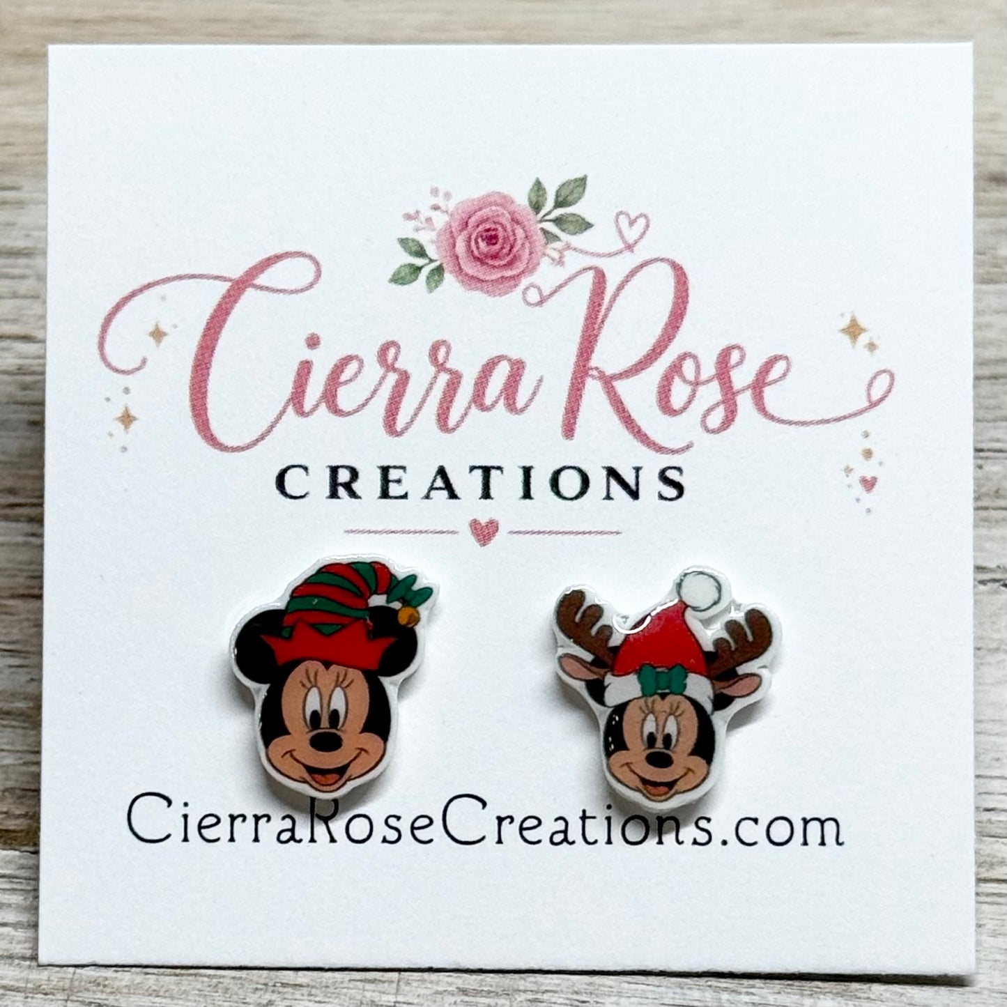 Minnie Holiday Earrings