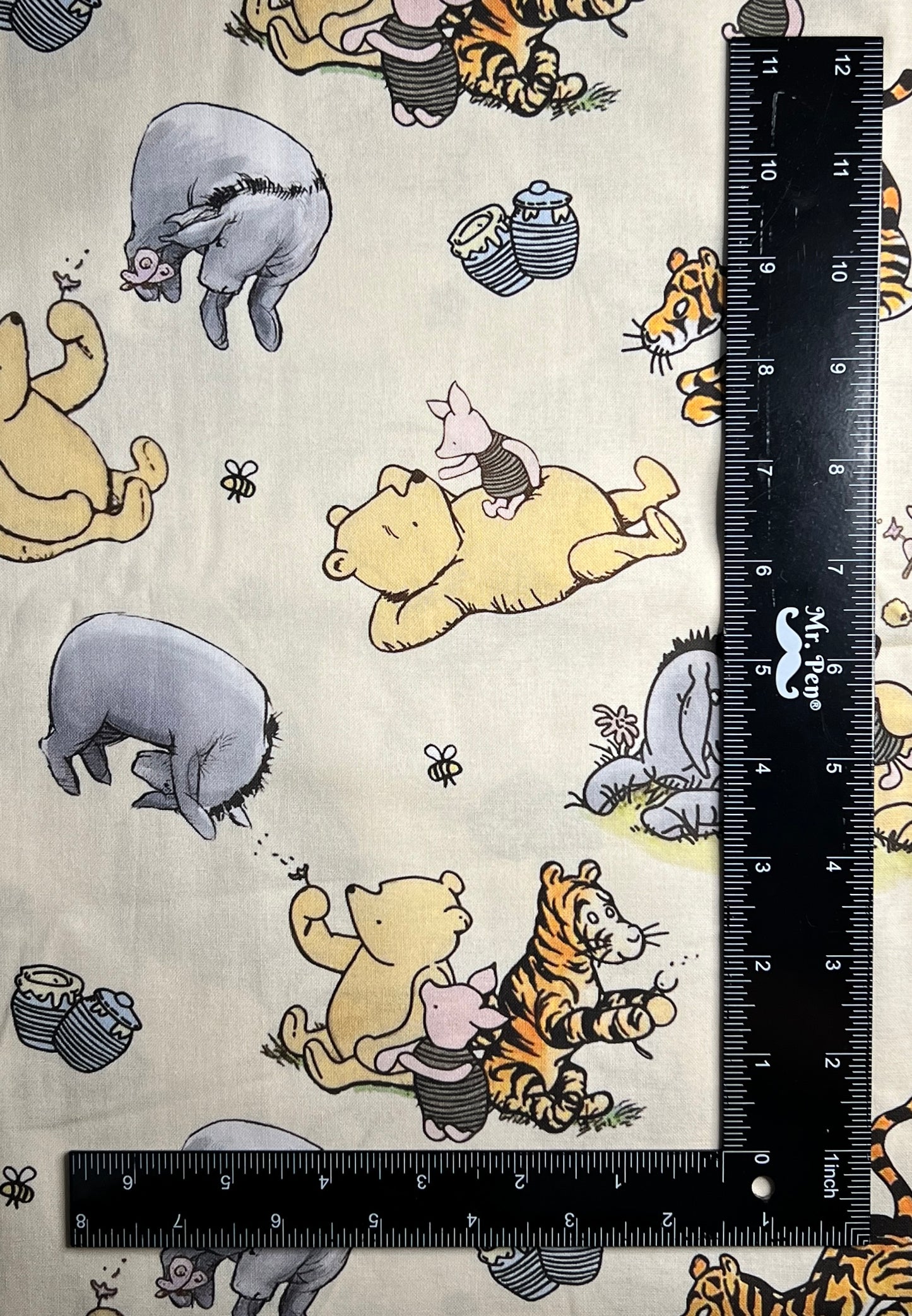 Classic Winnie the Pooh 100% Cotton Fabric