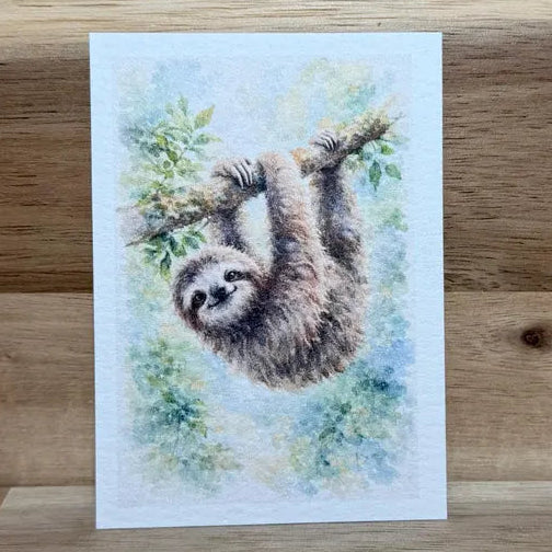 Sloth | ACEO Watercolor Print