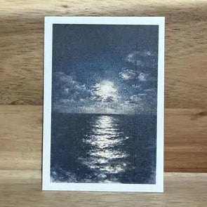 Ocean Moon | ACEO Watercolor Print