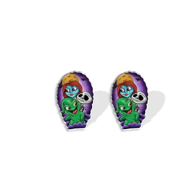 Jack, Sally, and Oogie Earrings