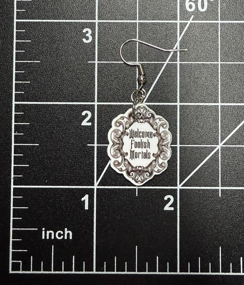 Haunted Mansion Themed Earrings