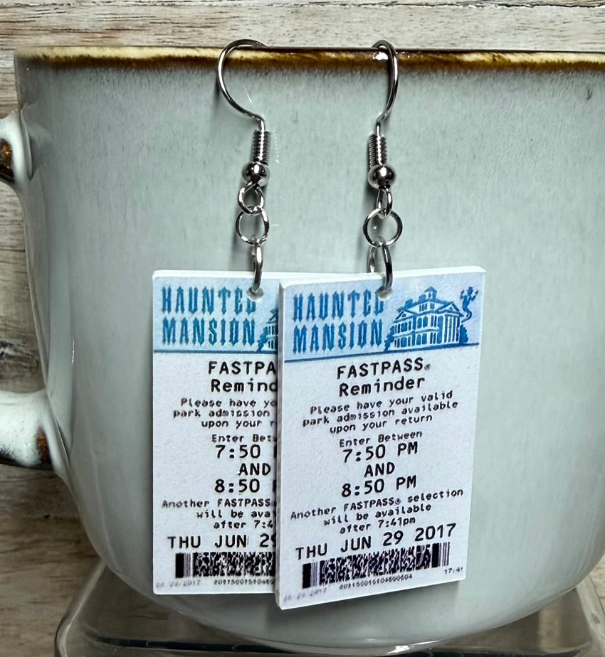 Haunted Mansion Themed Earrings