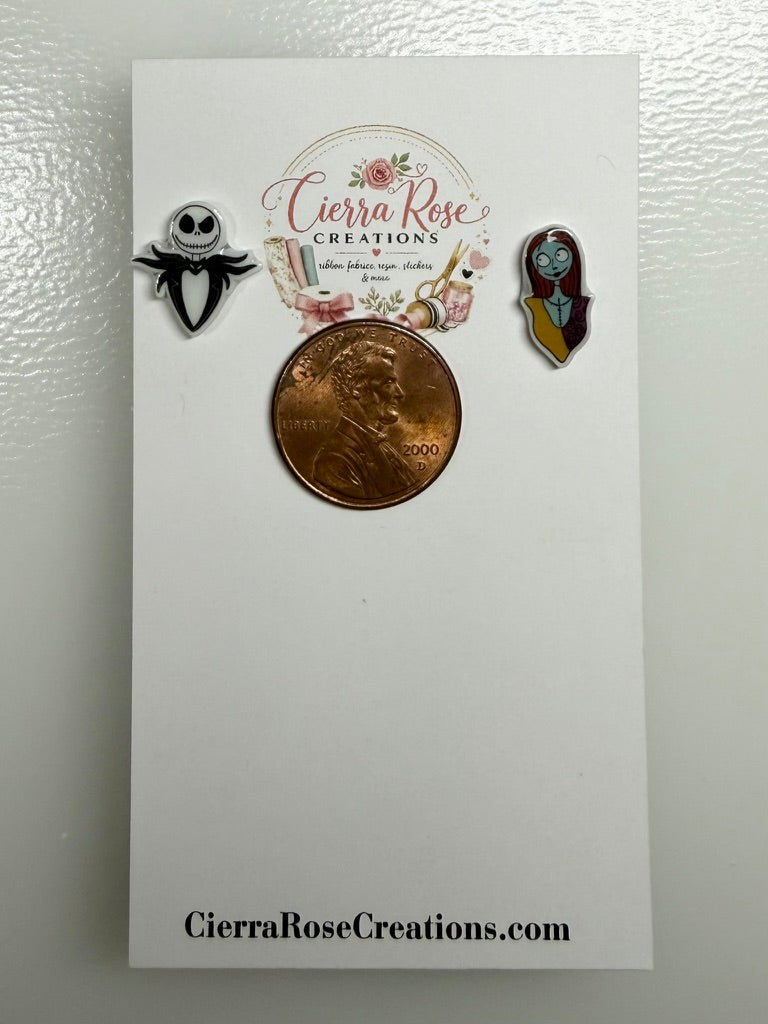 Jack and Sally Stud Earrings