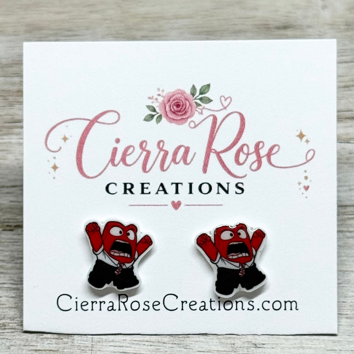 Anger Inside Out Earrings