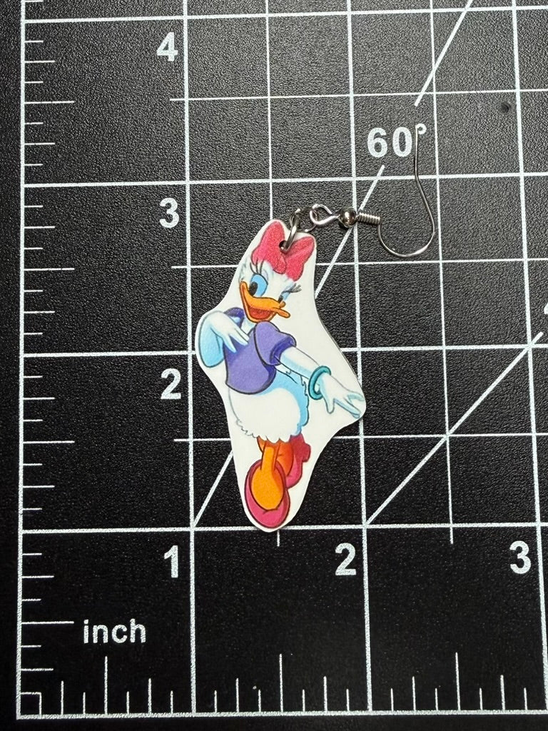 Minnie Mouse and Daisy Earrings