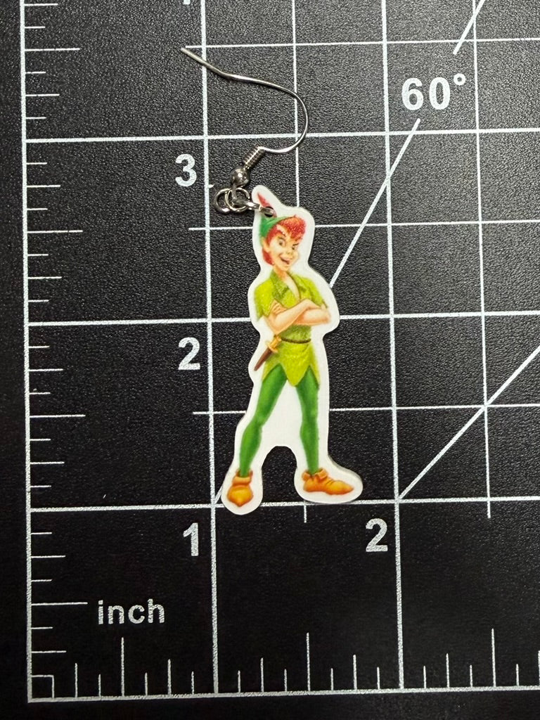TinkerBell and PeterPan Earrings