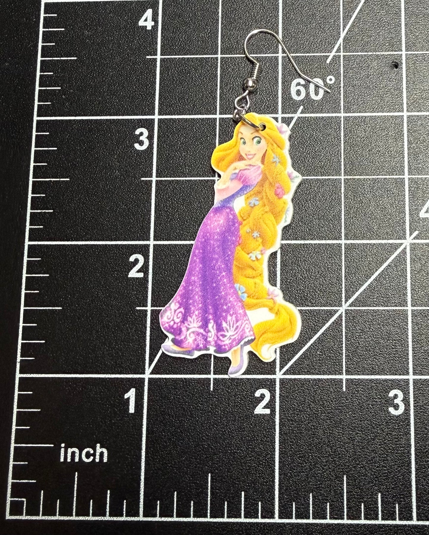 Princess Dangle Earrings | Jasmine & Rapunzel | Handmade Disney-Inspired Earrings