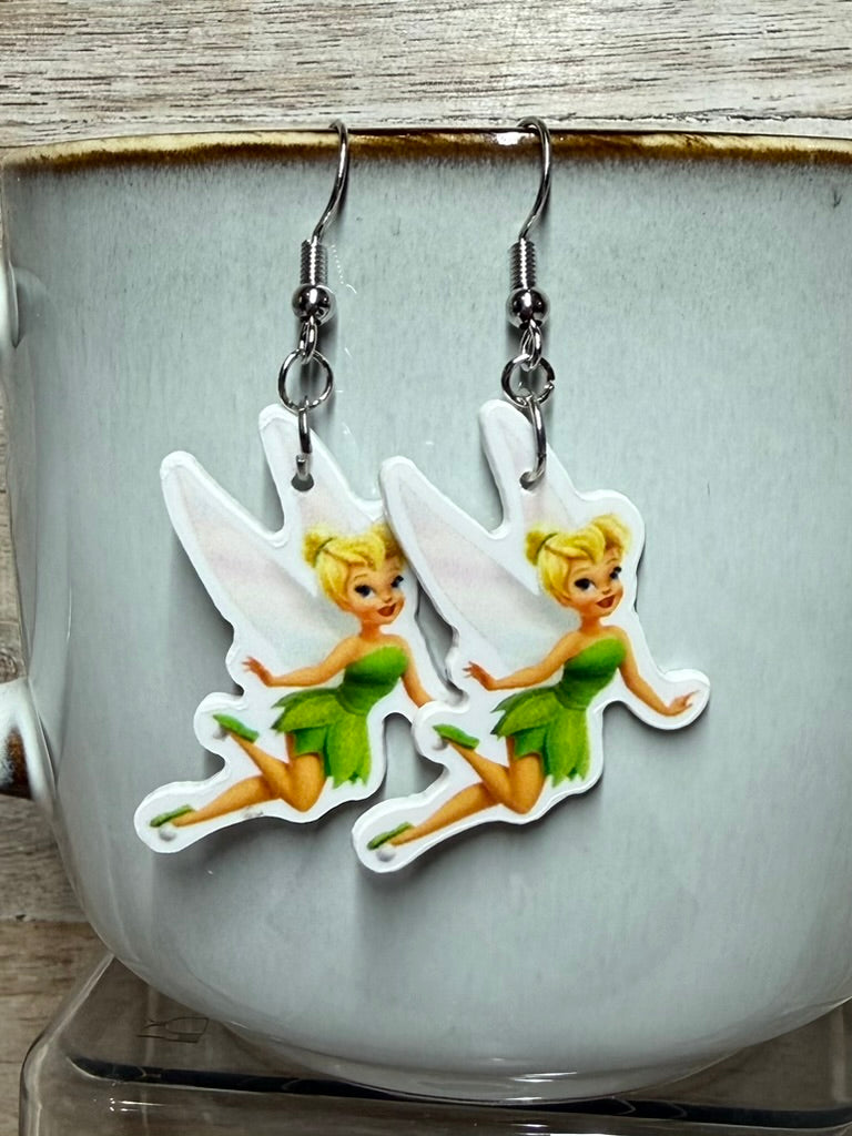 TinkerBell and PeterPan Earrings