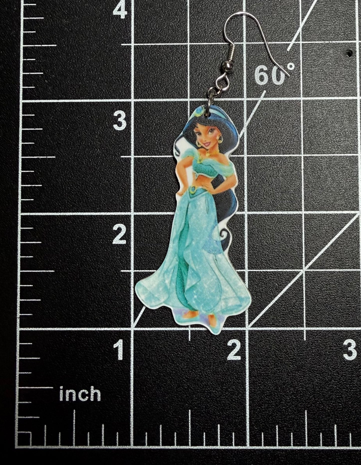 Princess Dangle Earrings | Jasmine & Rapunzel | Handmade Disney-Inspired Earrings