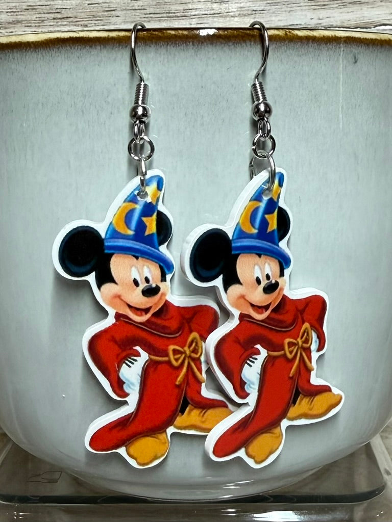 Sorcerer Mickey Earrings