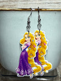 Princess Dangle Earrings | Jasmine & Rapunzel | Handmade Disney-Inspired Earrings