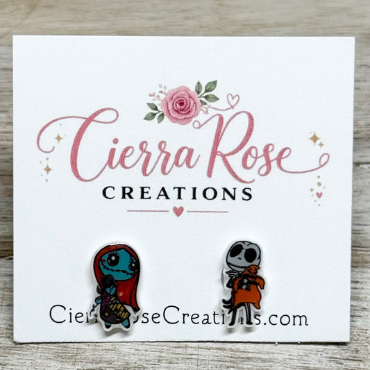 Cozy Jack and Sally Earrings