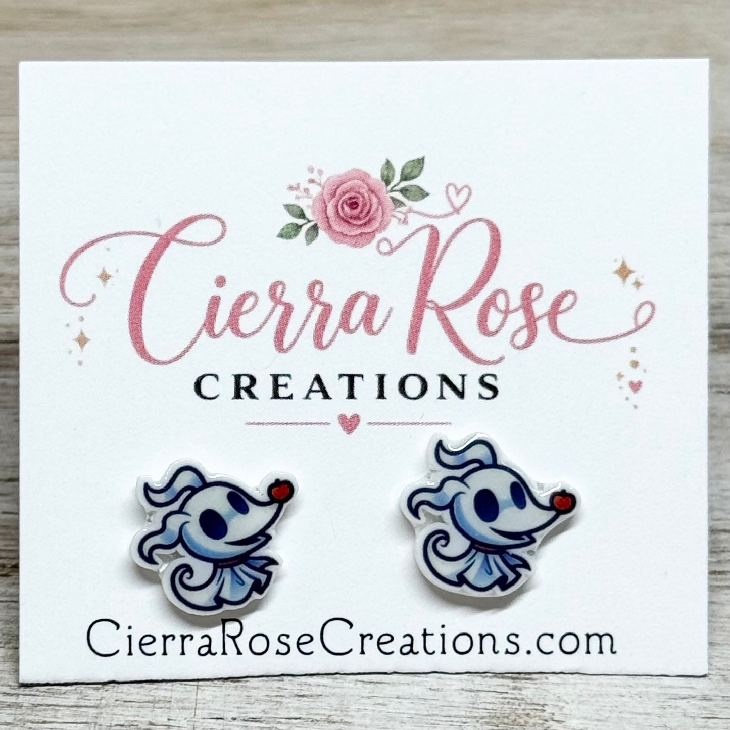 Zero Ghost Dog Earrings