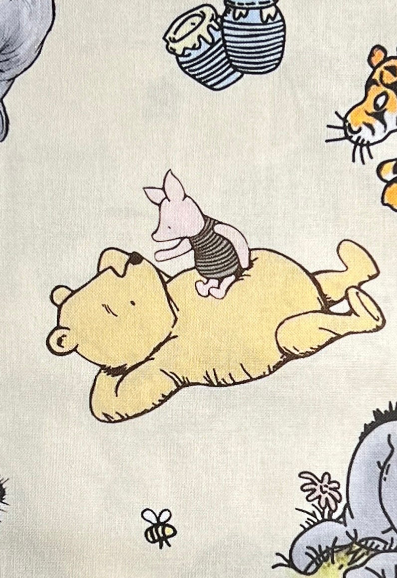 Classic Winnie the Pooh 100% Cotton Fabric