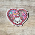 Disney Aristocats Marie Acrylic Shakers | Hair Bow Center, Key Ring, Scrapbook Embellishment