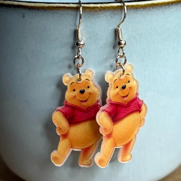Winnie the Pooh, Tigger, Piglet Earrings