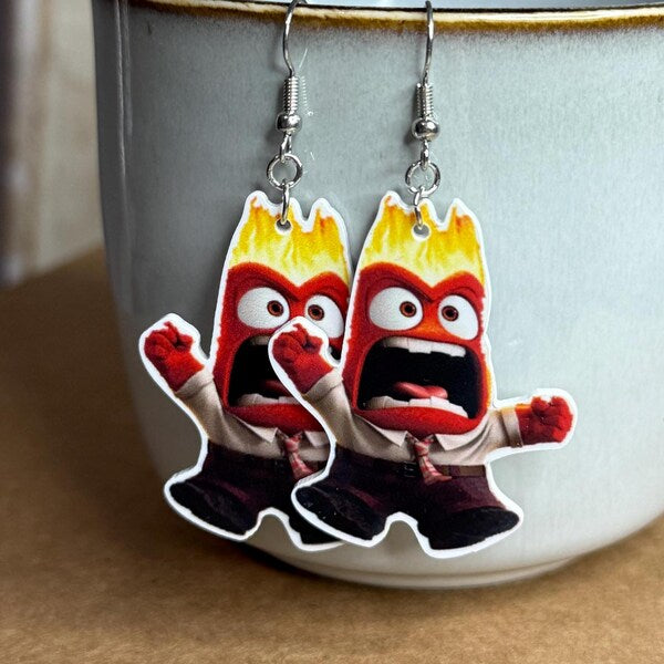 Anger Inside Out Earrings
