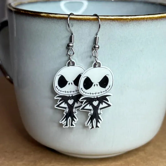 Jack Skellington Dangle Earrings