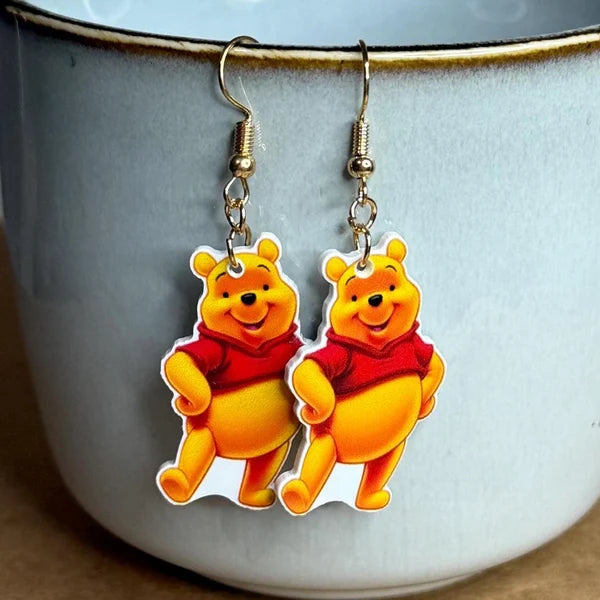 Winnie the Pooh, Tigger, Piglet Earrings