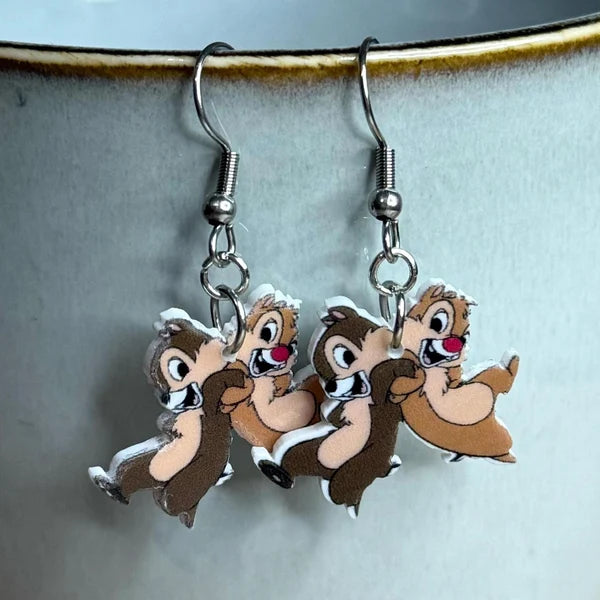 Chip and Dale Earrings