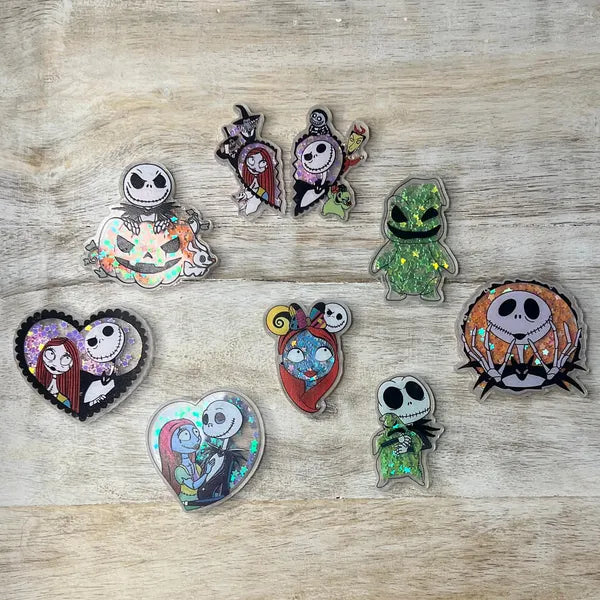 Nightmare Before Christmas Jack Skellington Acrylic Shakers
