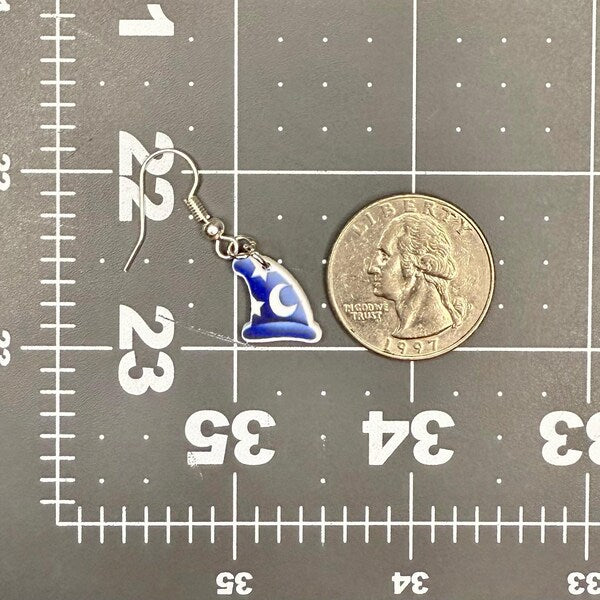 Sorcerer Mickey Hat Earrings