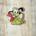 Disney Pluto Acrylic Shakers | Hair Bow Center, Key Ring, Scrapbook Embellishment