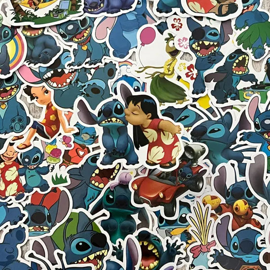 Lilo and Stitch Stickers -- Waterproof -- Laptop, Hydro Flask, Scrapbooking, Journaling, Luggage, Skateboard, Diary, Phone Case