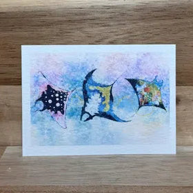 Stingrays' | ACEO Watercolor Print