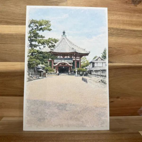 Ancient Japanese Symmetry | ACEO Watercolor Print