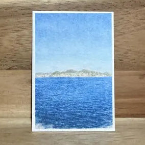 Ocean View | ACEO Watercolor Print