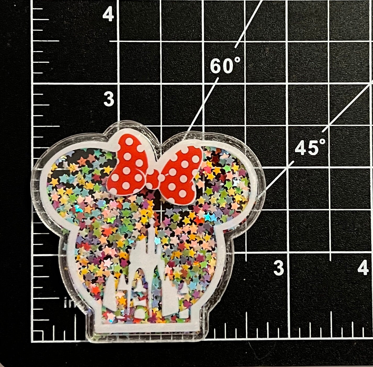 Mickey & Minnie Mouse Acrylic Shakers | Hair Bow Center, Embellishment