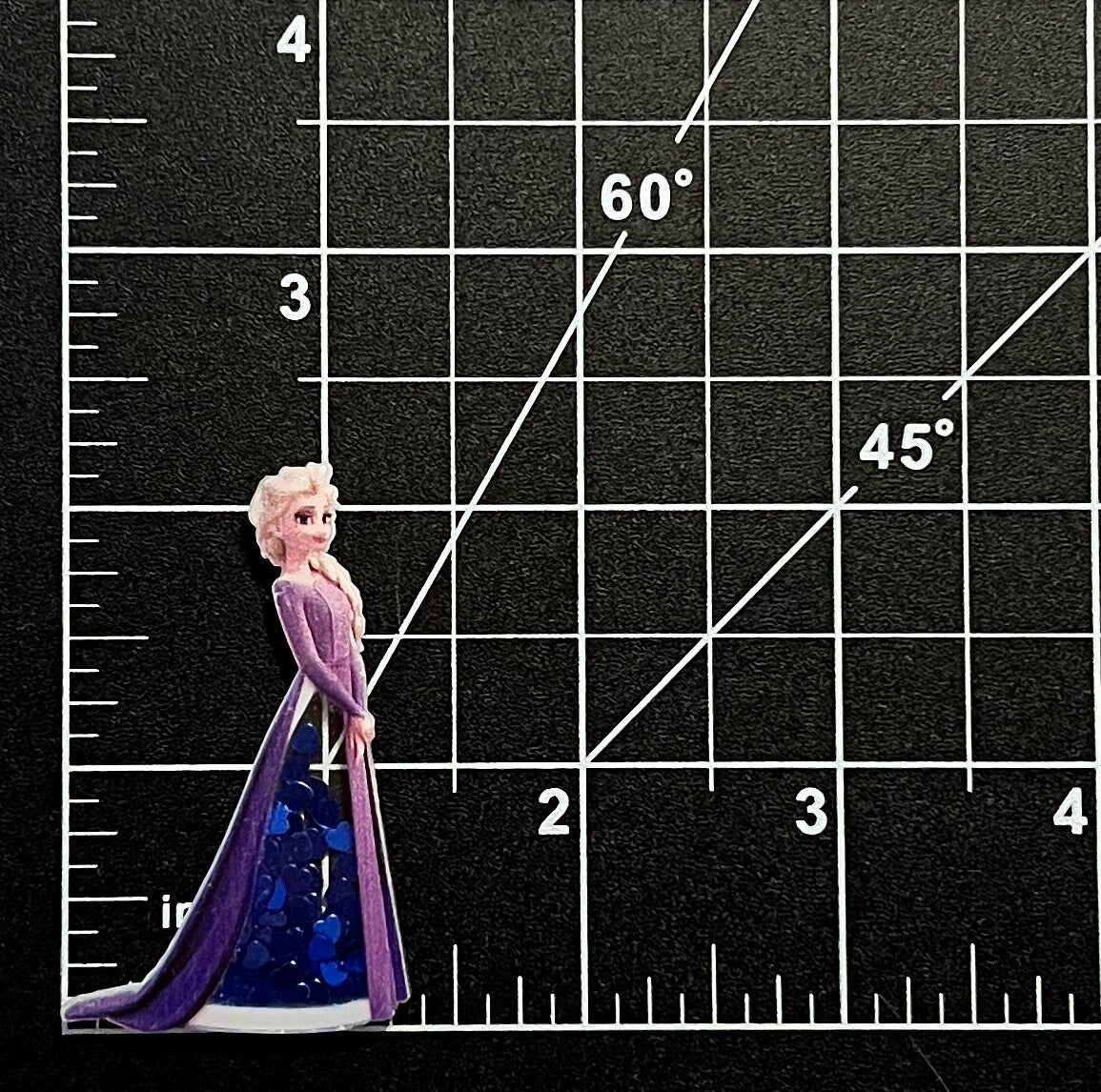 Disney Frozen Acrylic Shakers | Hair Bow Center, Key Ring, Scrapbook Embellishment