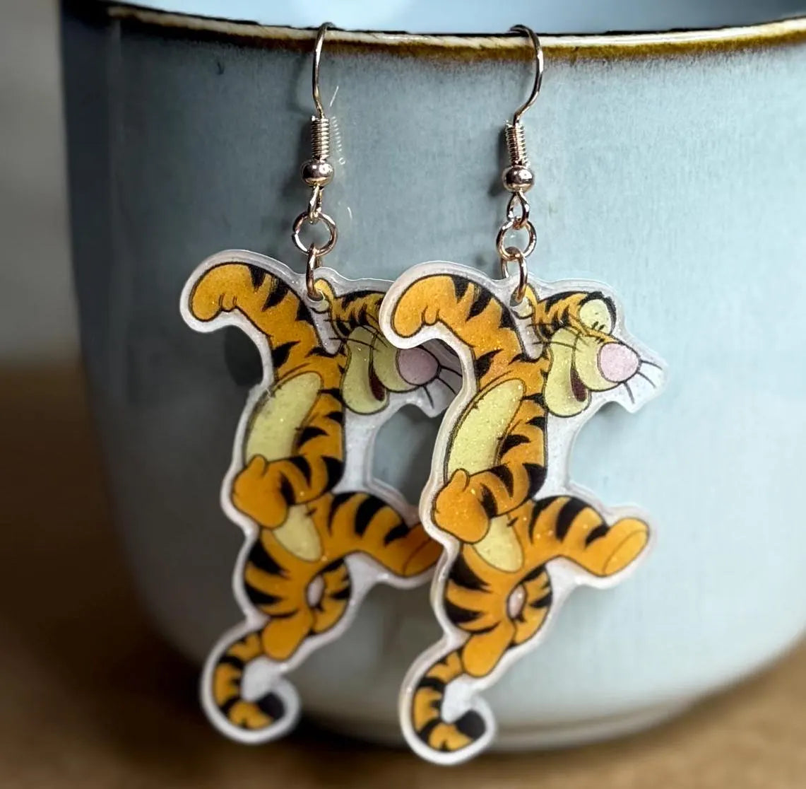 Winnie the Pooh, Tigger, Piglet Earrings