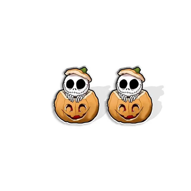 Pumpkin Jack Earrings