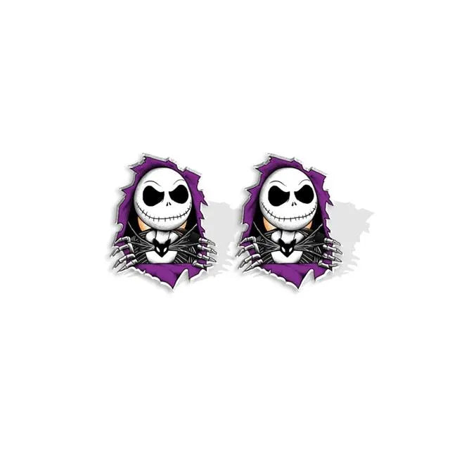 Jack Skellington Pumpkin King Earrings