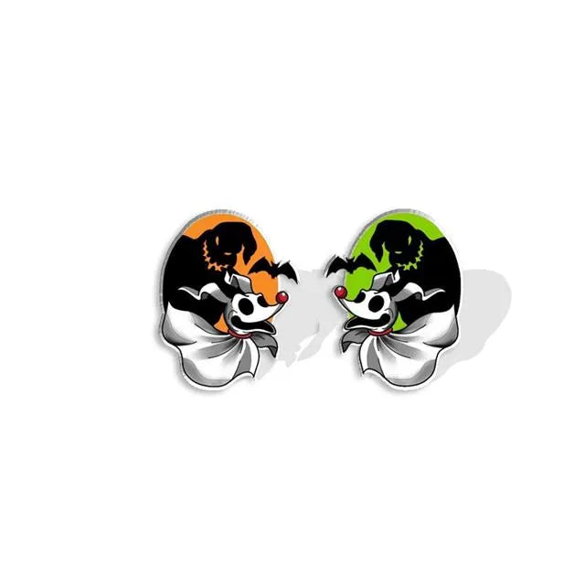 Zero and Oogie Earrings
