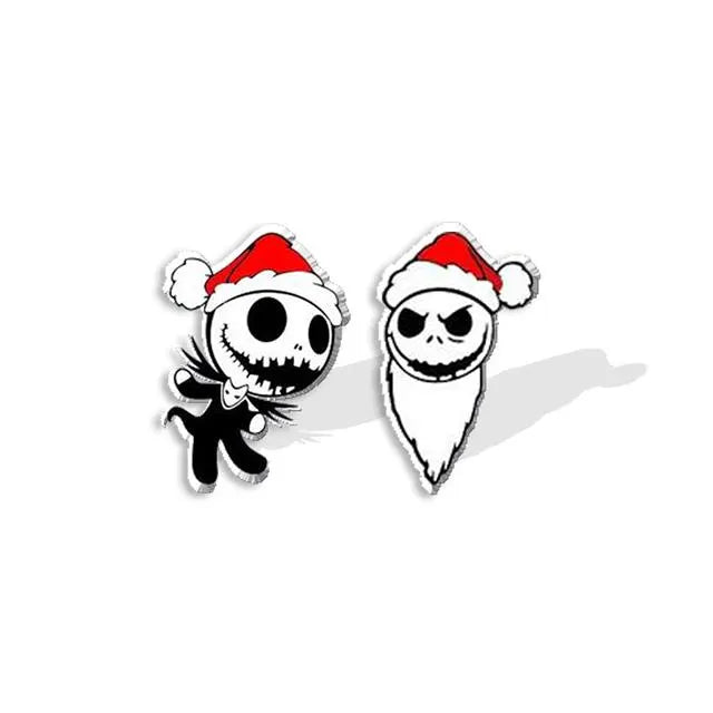 Santa Jack Skelington Earrings