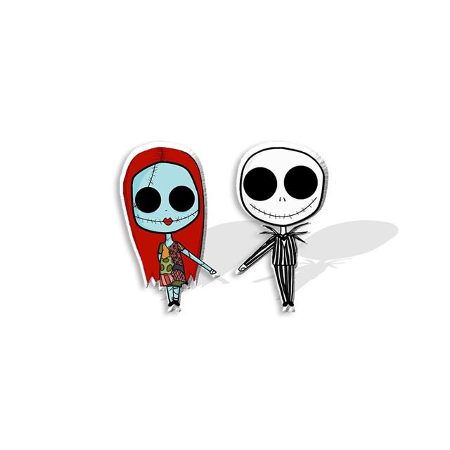 Jack and Sally holding hands Earrings