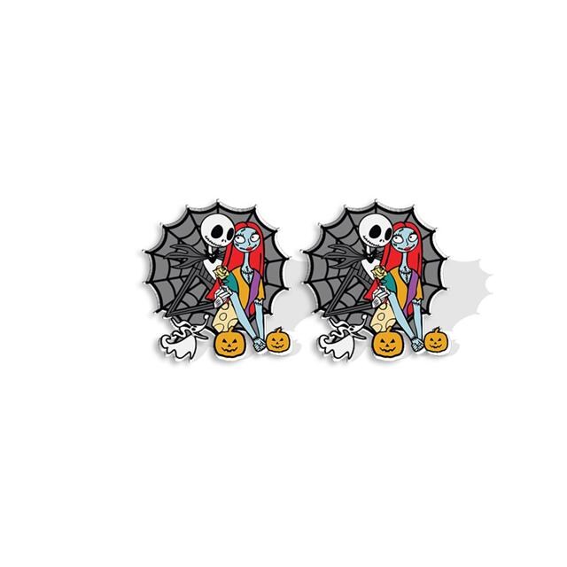Nightmare Before Christmas Web Earrings