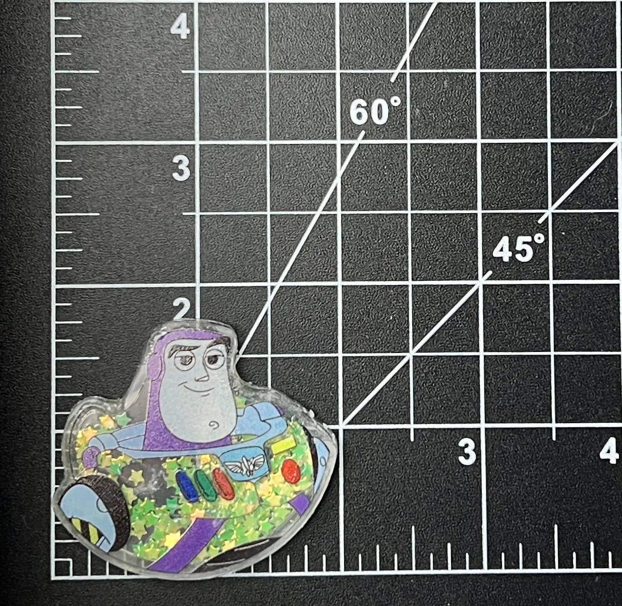 Disney Toy Story Buzz Lightyear, Woody, Jesse, Alien Lots O Acrylic Shakers | Hair Bow Center, Key Ring, Scrapbook Embellishment