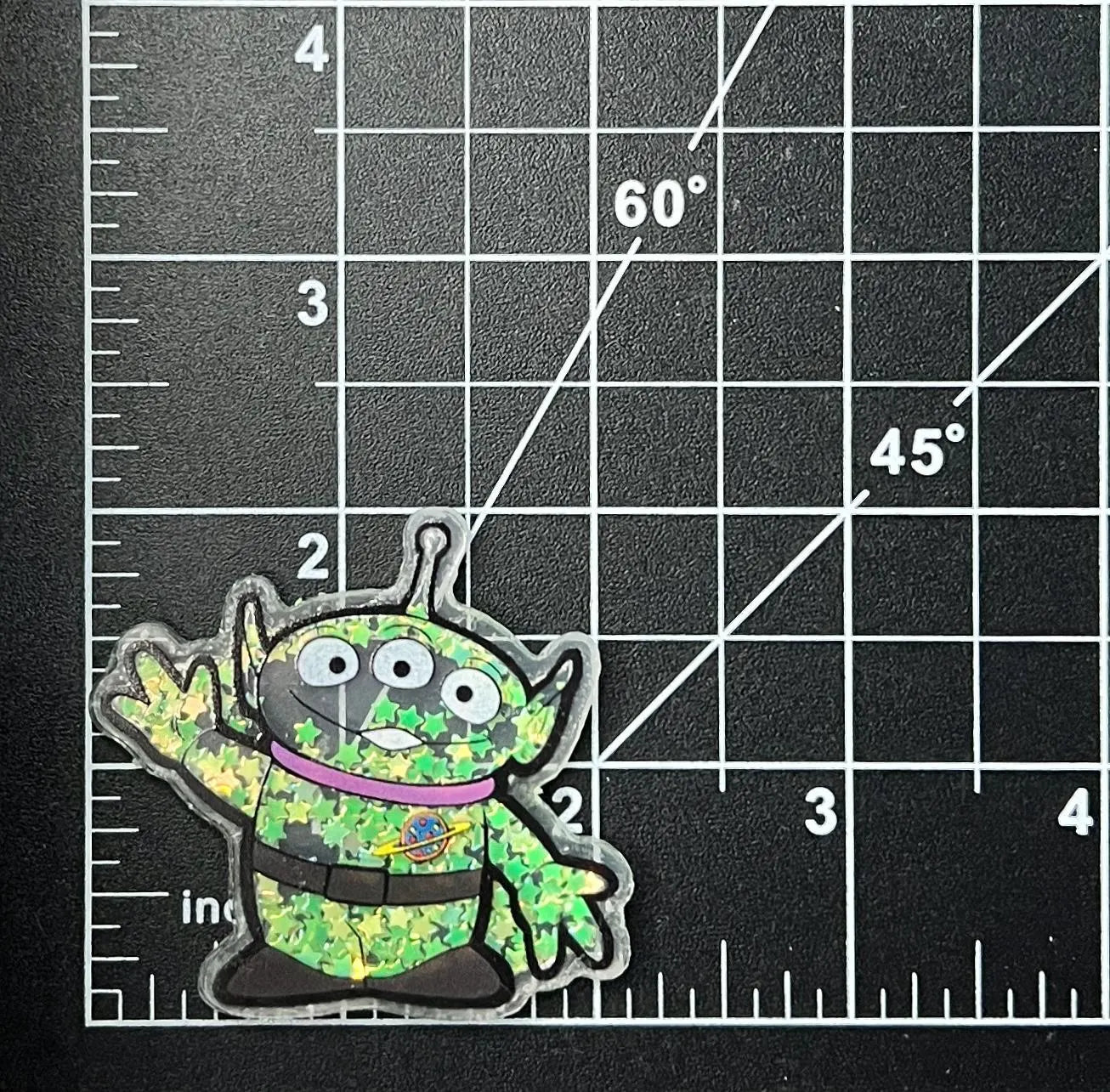 Disney Toy Story Buzz Lightyear, Woody, Jesse, Alien Lots O Acrylic Shakers | Hair Bow Center, Key Ring, Scrapbook Embellishment