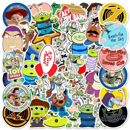 Toy Story Stickers -- Waterproof -- Laptop, Hydro Flask, Scrapbooking, Journaling, Luggage, Skateboard, Diary, Phone Case
